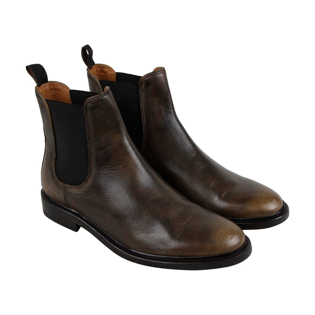 Frye Jones Chelsea 80359 Mens Brown Leather Slip On Boots - Ruze Shoes
