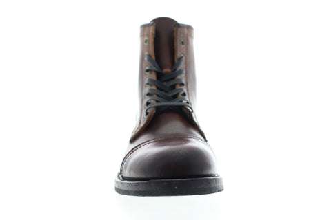 Frye Logan Cap Toe 80361 Mens Brown Leather Lace Up Casual Dress Boots ...