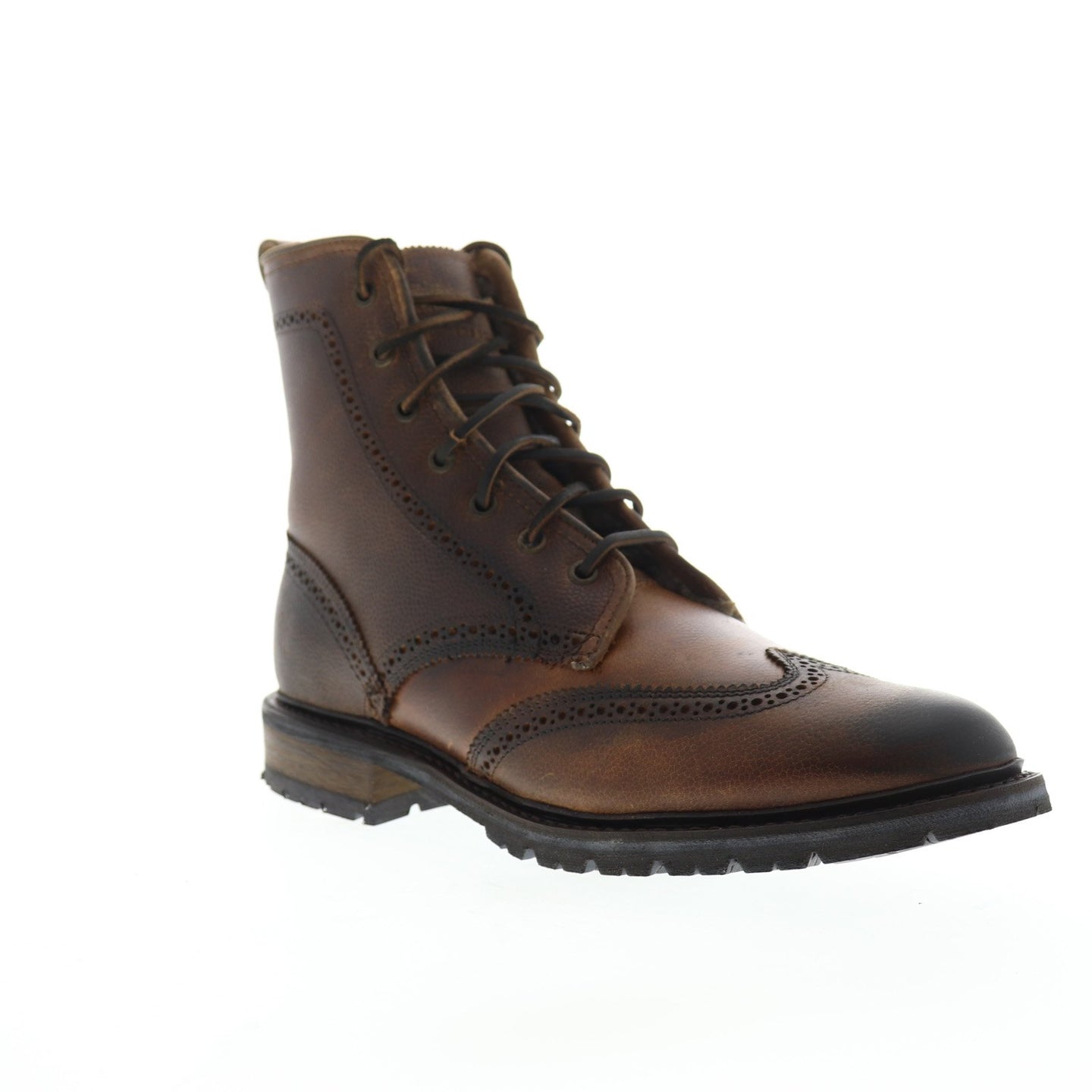 Frye James Lug Wingtip Boot 84123 Mens Brown Leather Lace Up Casual Dr ...