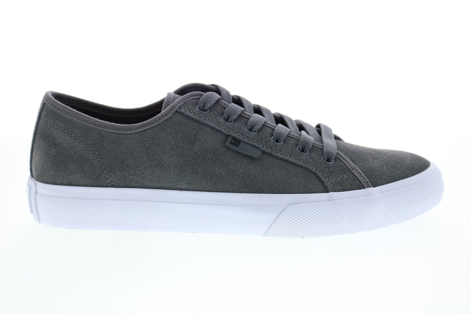 DC Manual S ADYS300637 Mens Gray Suede Skate Inspired Sneakers Shoes ...