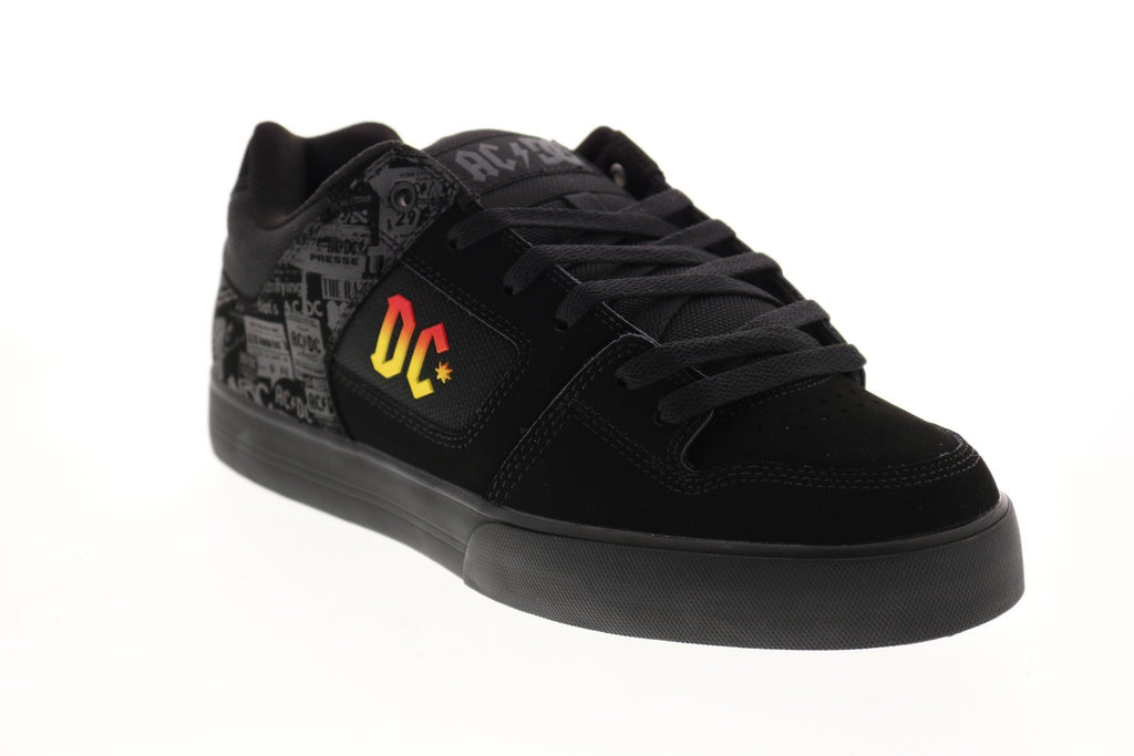DC Pure x ACDC ADYS400065 Mens Black Collaboration & Limited Sneakers ...