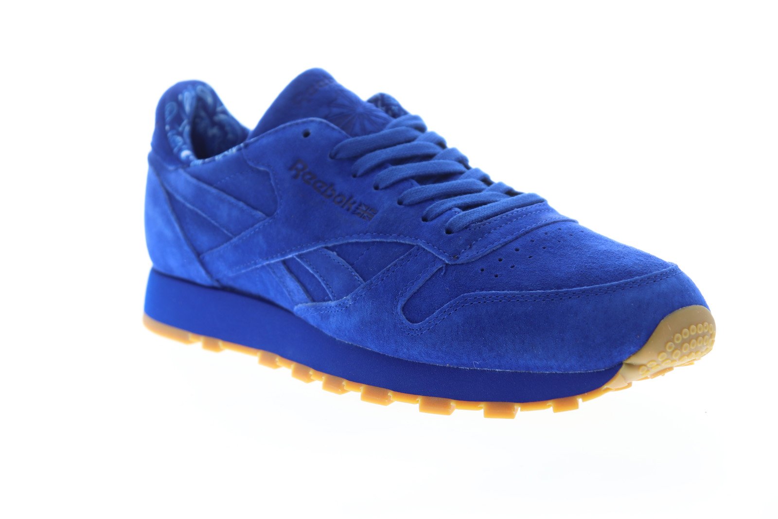 Reebok Leather TDC BD3233 Mens Blue Suede Sneakers S Shoes