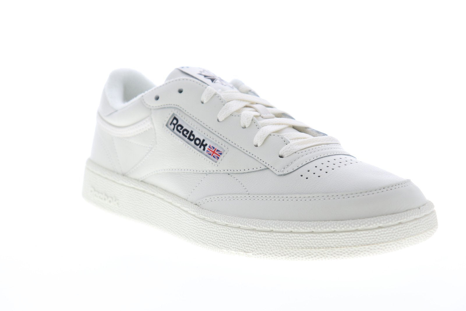 Reebok Club C 85 CN3924 Mens White Leather Lace Up Lifestyle Sneake - Ruze Shoes