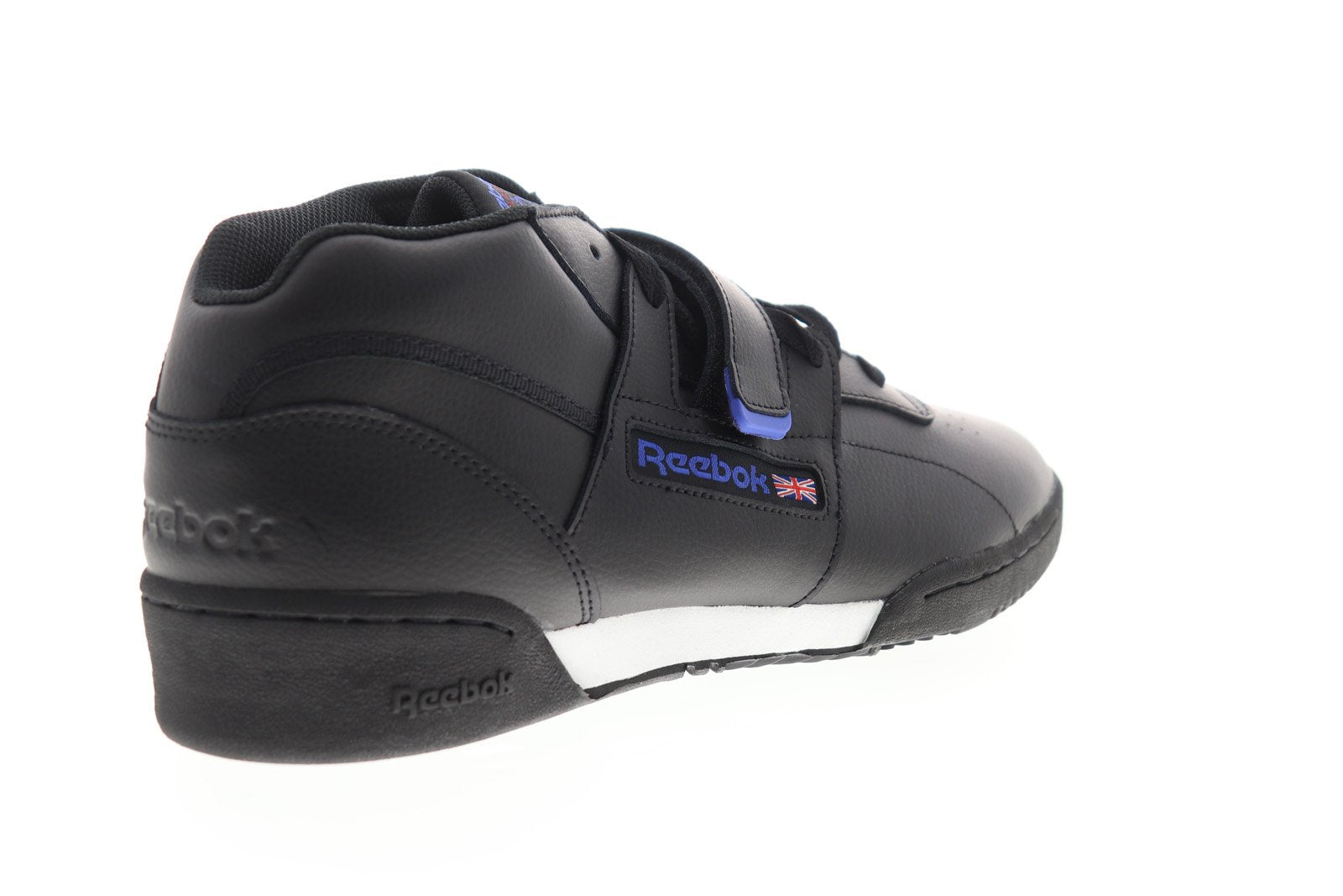 Reebok Workout Mid Strap CN7408 Mens Black Lifestyle Sneakers Sh - Ruze Shoes
