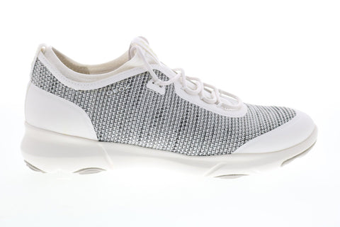 Geox Nebula X D82BHA0006KC0579 Womens Gray Canvas Lace Euro Sneaker - Ruze Shoes