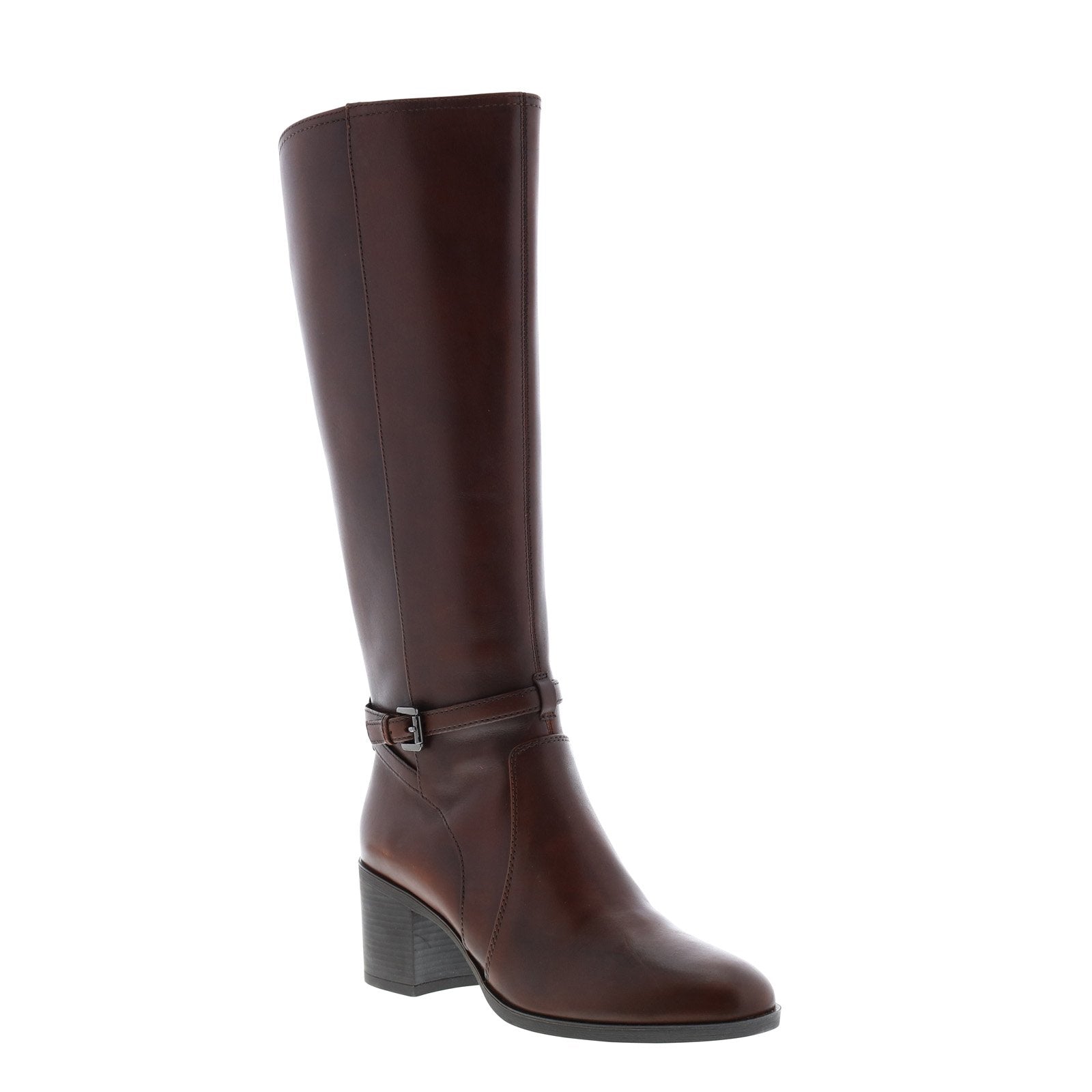 Geox Glynna D943CD043BCC0013 Womens Brown Leather Ankle & Booties Boot ...