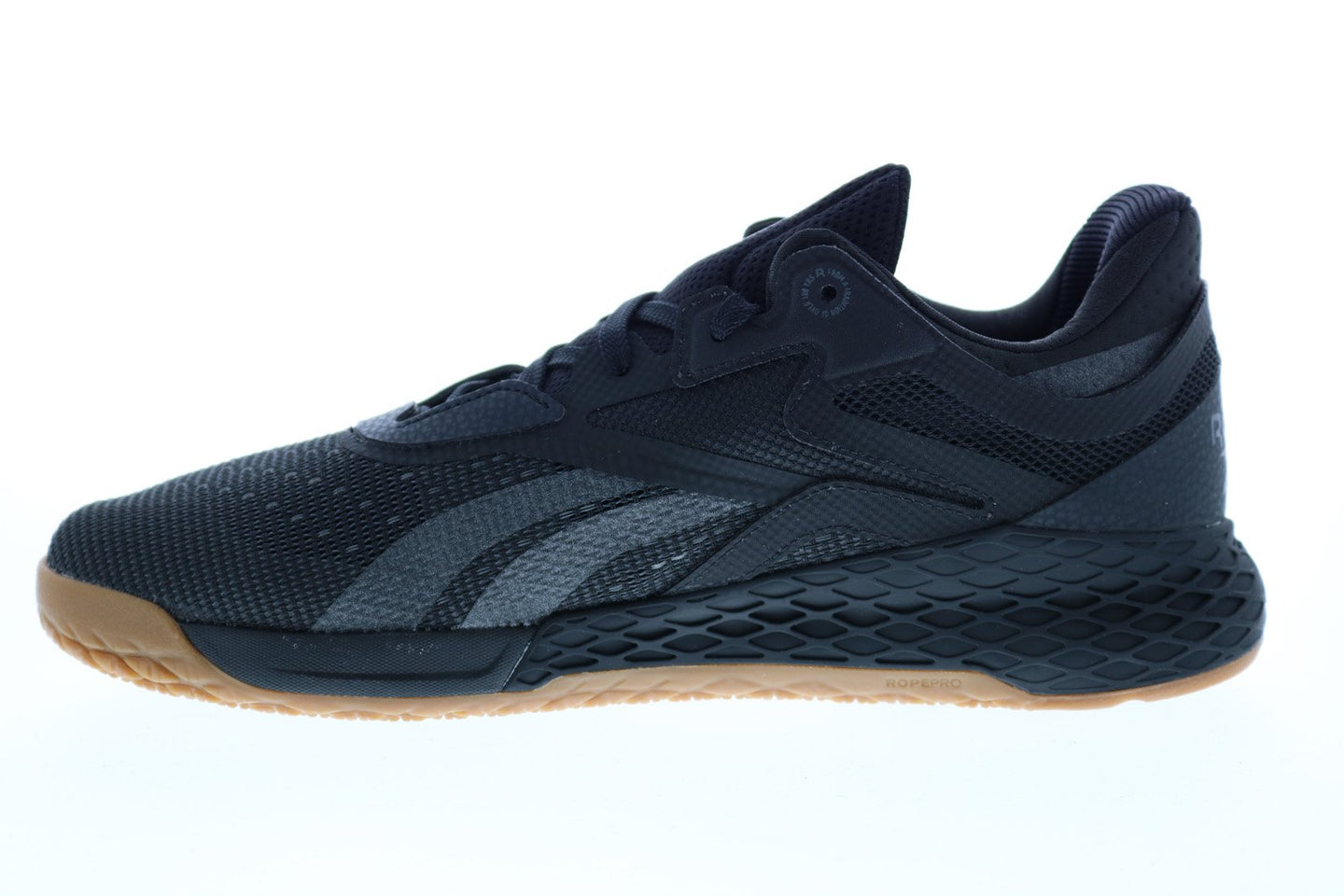 Reebok Reebok Nano X FV6672 Mens Black Leather Athletic Cross Training ...