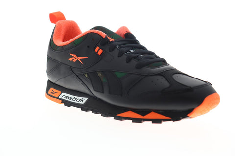 Classic Leather RC 1.0 Mens Black Low Top Lifestyle Snea Ruze Shoes