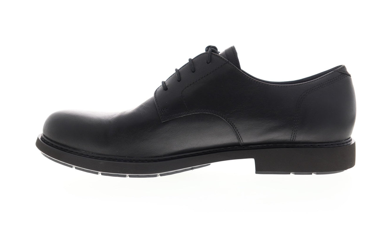 Camper Neuman K100152-001 Mens Black Leather Low Top Plain Toe Oxfords ...