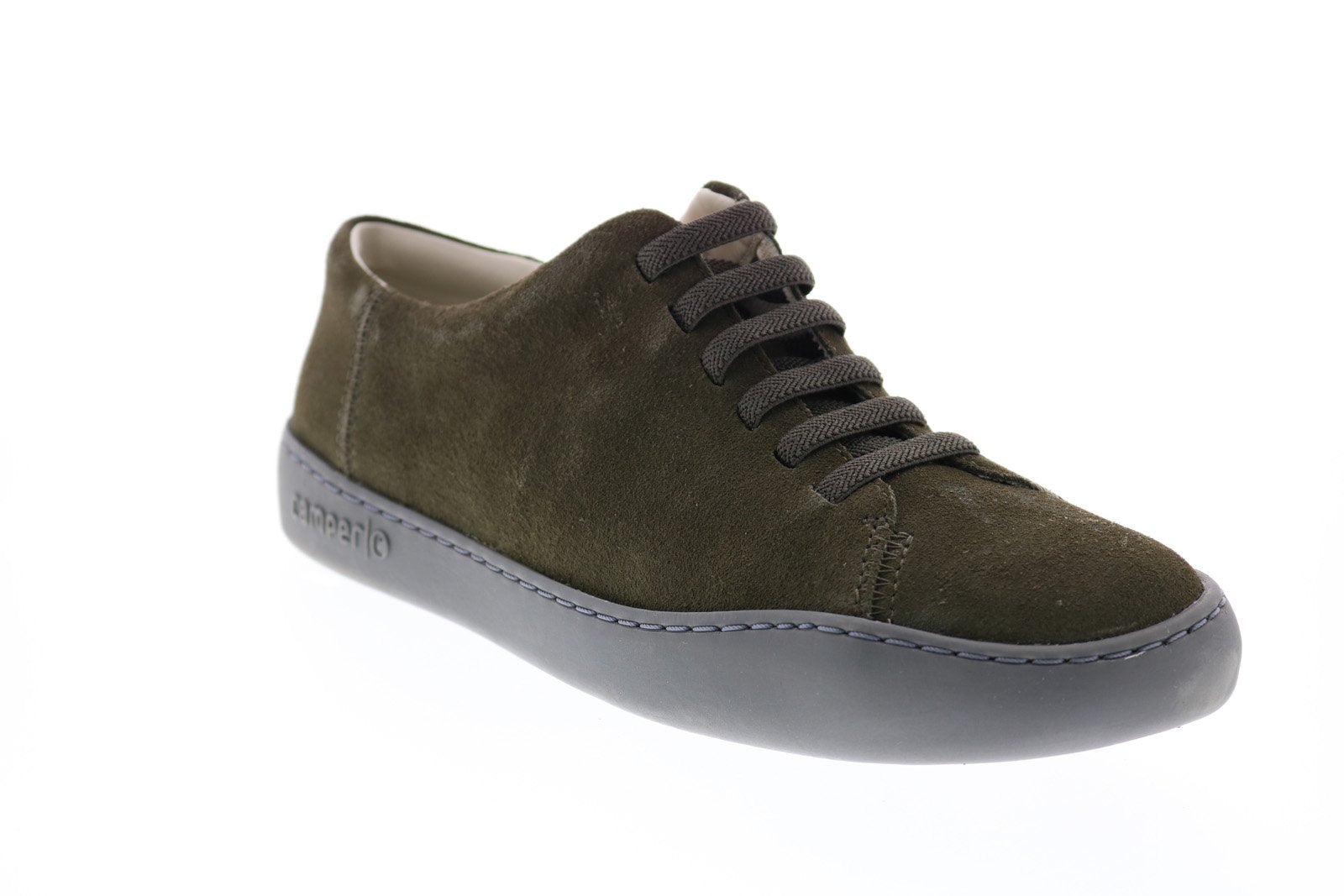 Camper Peu Touring K100479-010 Mens Green Suede Lace Up Euro Sneakers ...