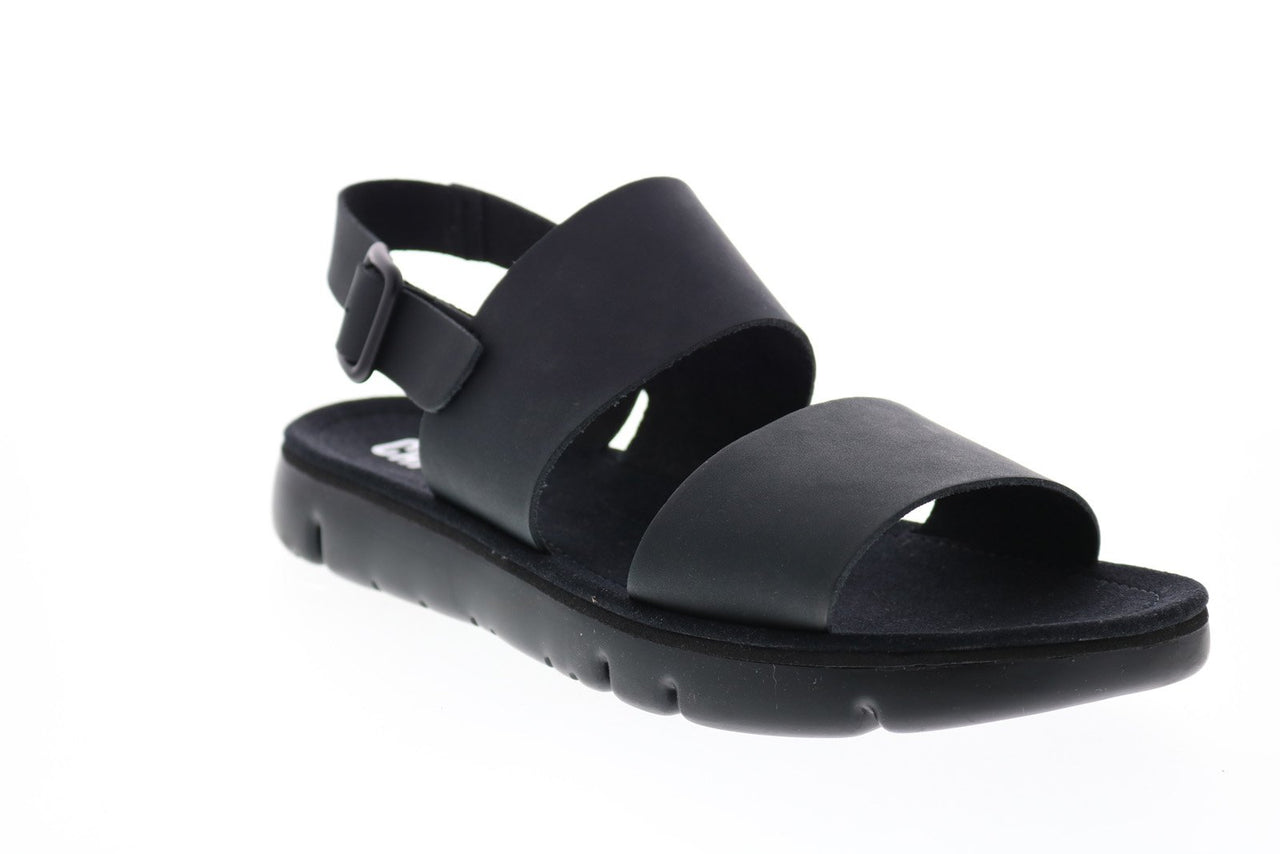 Camper Oruga Sandal K100543-001 Mens Black Leather Strap Sport Sandals ...