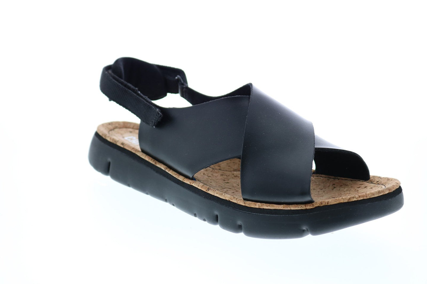 Camper Oruga Sandal K200157-002 Womens Black Leather Slingback Sandals ...
