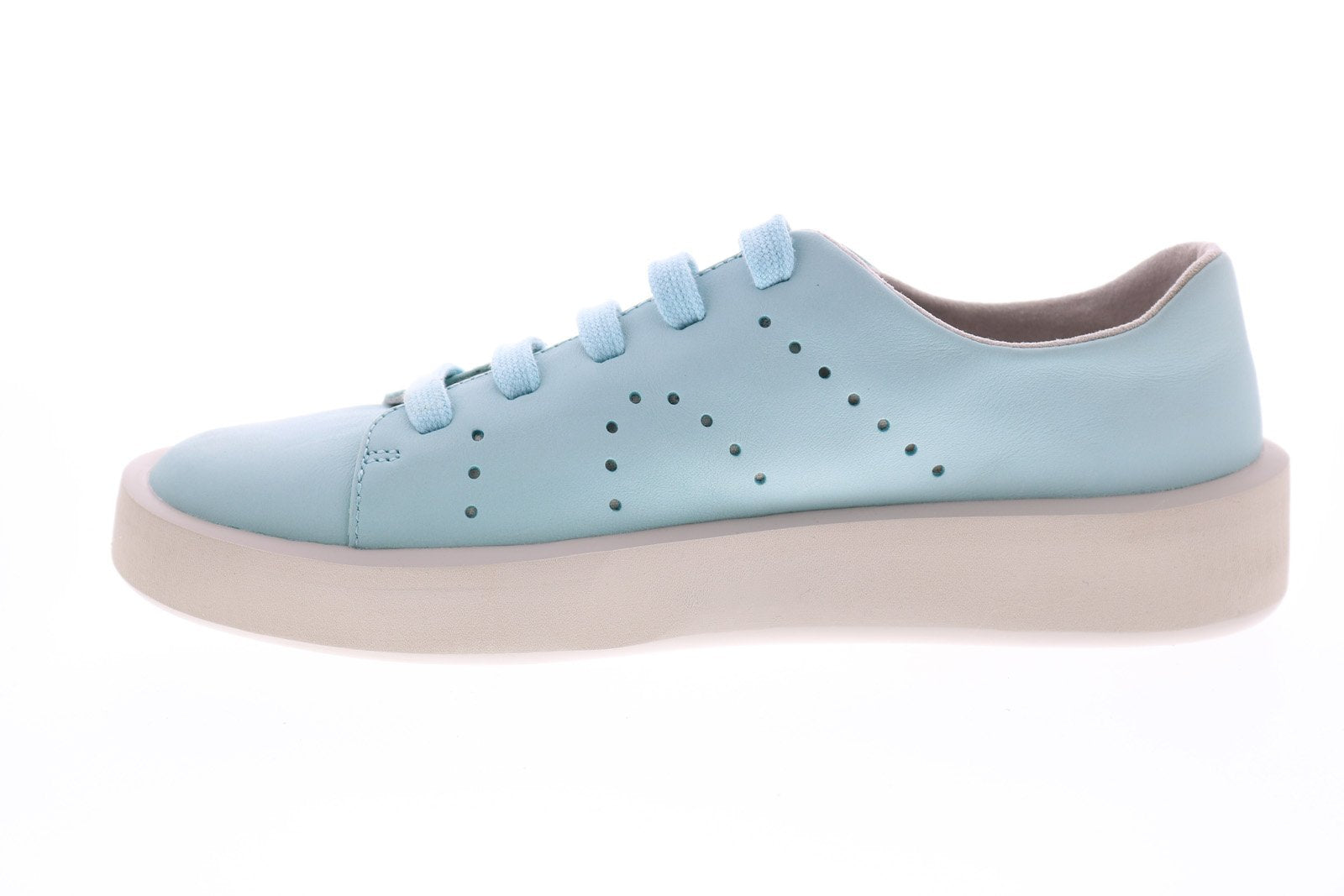 Camper Courb K200945-004 Womens Blue Leather Lace Up Euro Sneakers Sho ...