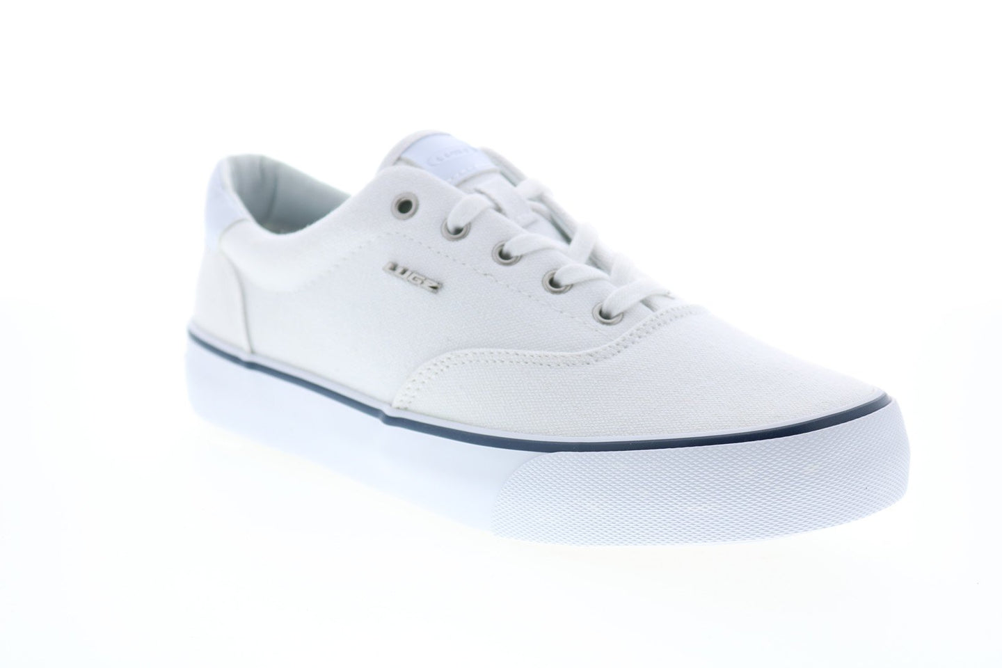 Lugz Flip MFLIPC-140 Mens White Canvas Lace Up Lifestyle Sneakers Shoe ...