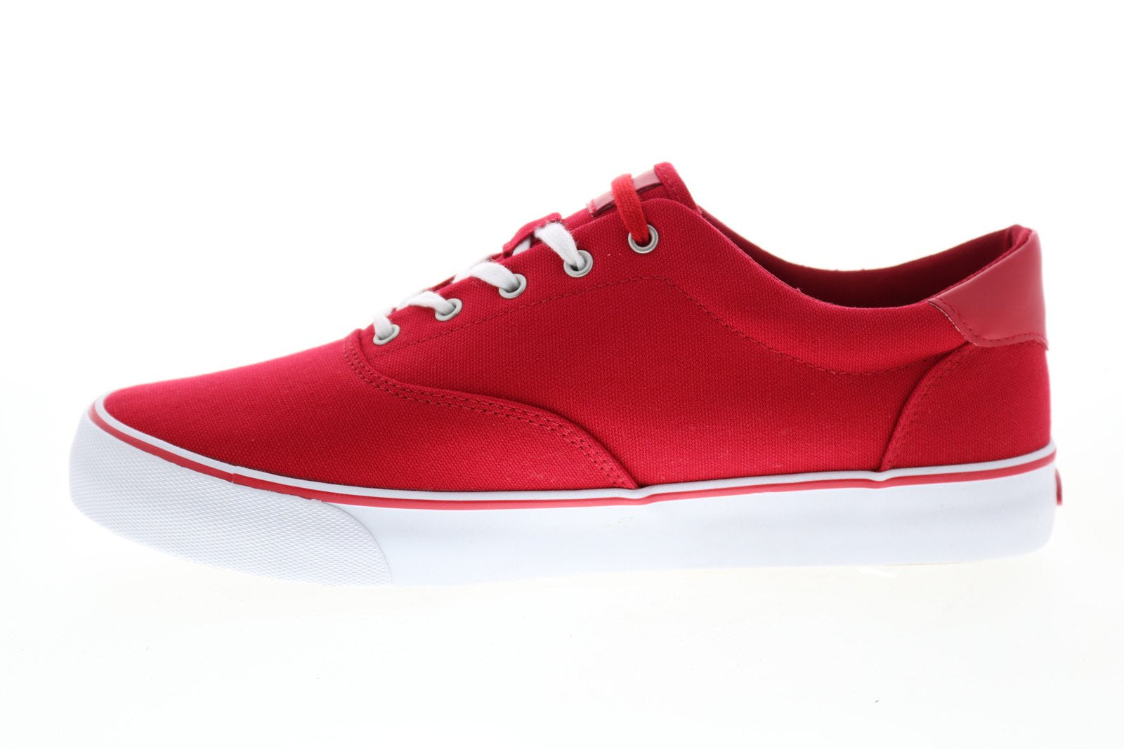 Lugz Flip MFLIPC-6330 Mens Red Canvas Lace Up Lifestyle Sneakers Shoes ...