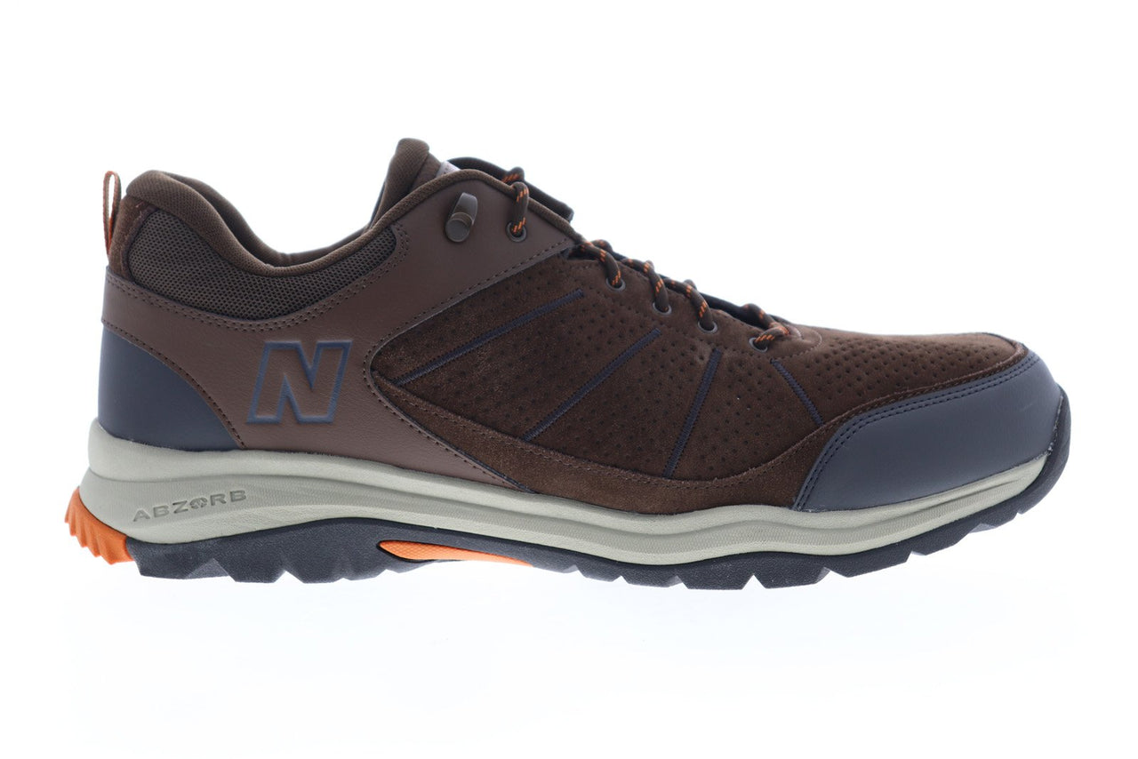 New Balance MW1201AD Mens Brown Suede Lace Up Athletic Walking Shoes ...