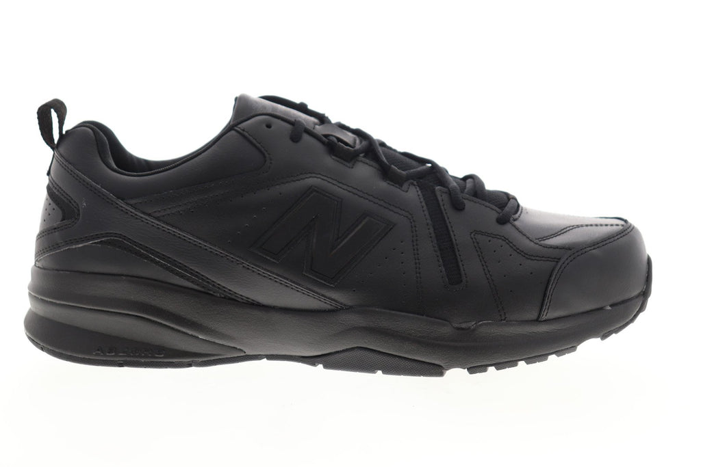New Balance 608V5 MX608AB5 Mens Black Leather Low Top Sneakers Shoes ...