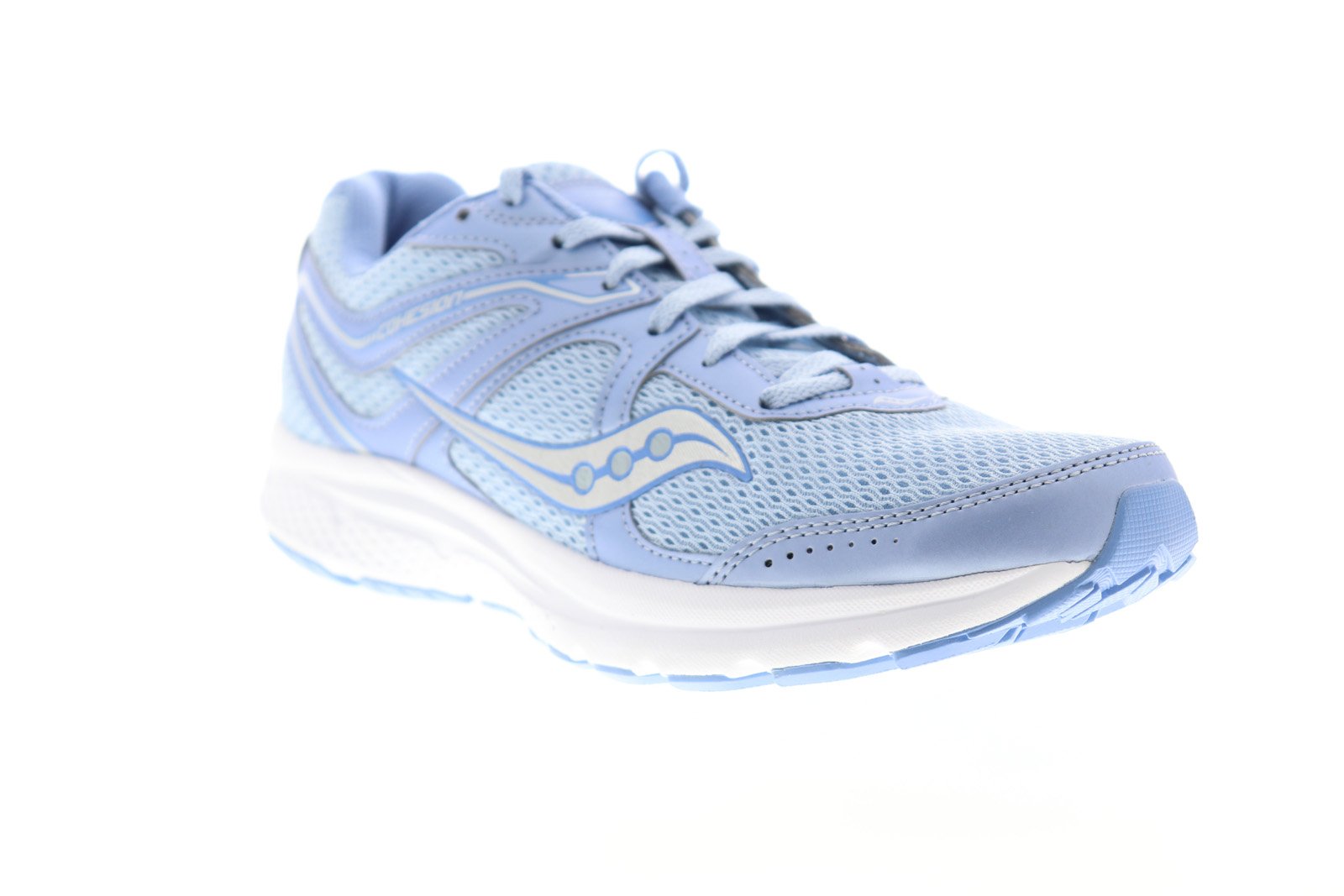 Womens Blue Mesh Athletic Running 