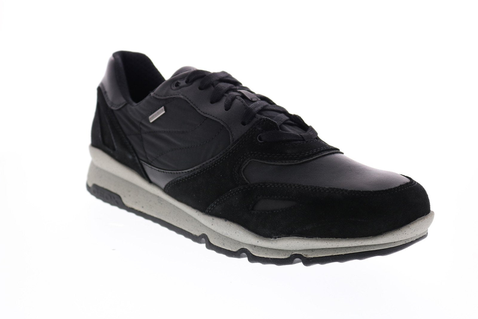 Geox Sandford B Abx U44S7A022FUC0595 Black Suede Euro Sneakers - Ruze