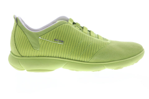 Geox U Nebula Mens Green Mesh Slip On Sneakers - Ruze Shoes