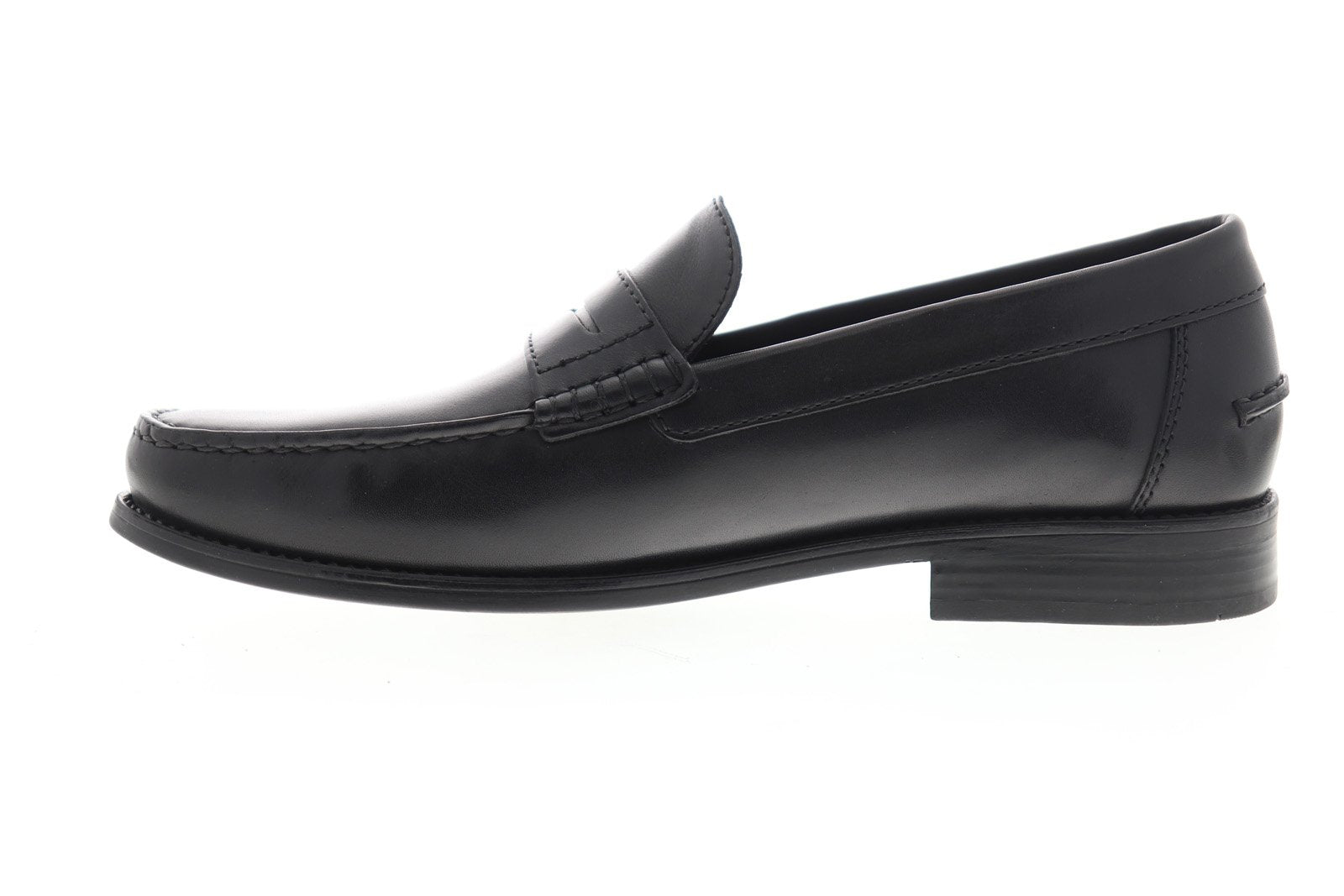 Fabel Proportioneel Mijnenveld Geox U New Damon Mens Black Leather Slip On Penny Loafers Shoes - Ruze Shoes