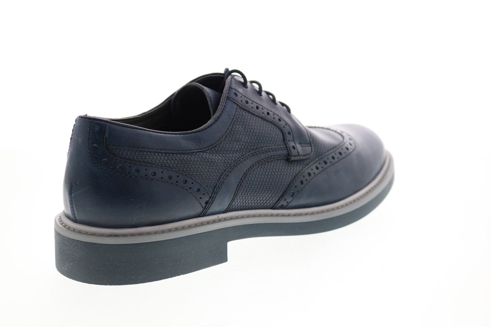 banco mil millones perderse Geox U Silmor Mens Blue Leather Oxfords & Lace Ups Wingtip & Brogue Sh -  Ruze Shoes
