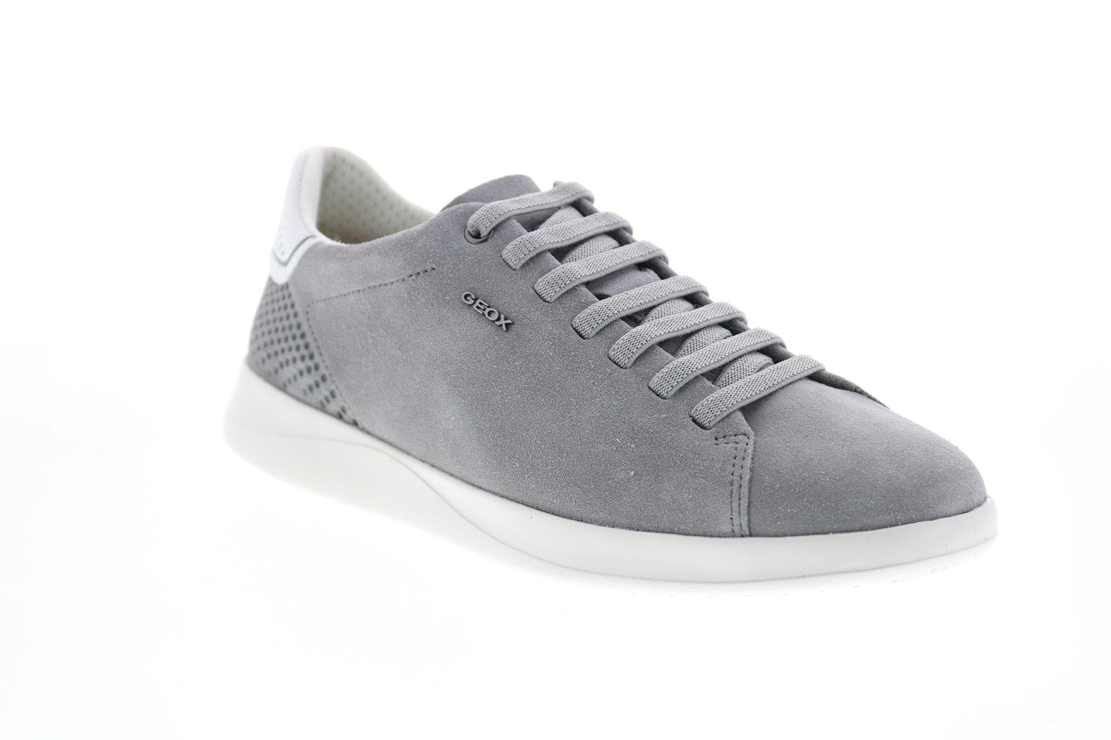 Geox U U926FB00022C9007 Mens Gray Suede Lace Up Euro Sneakers S - Ruze Shoes