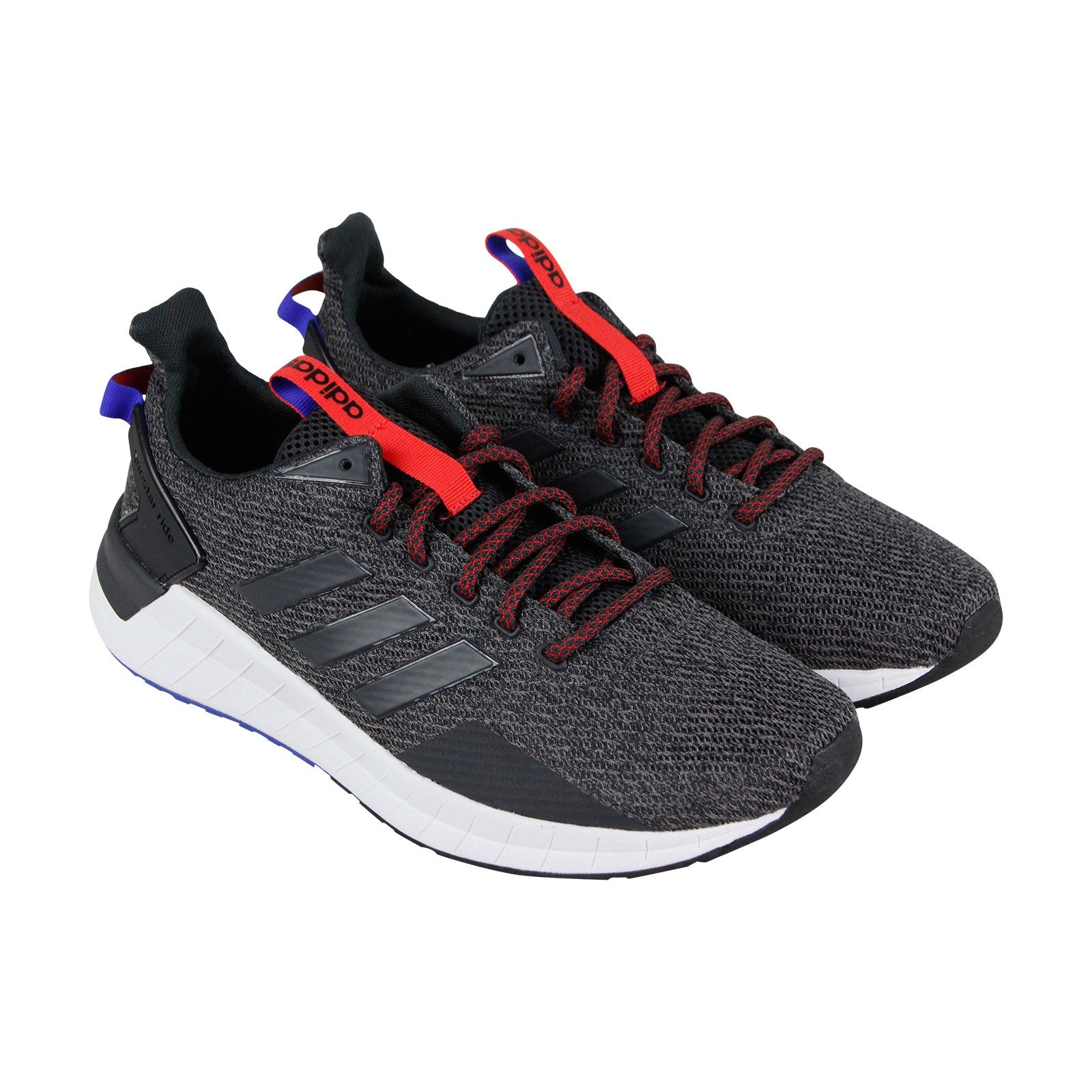 Adidas Questar Ride B44809 Mens Gray Canvas Lace Up Athletic Running S ...