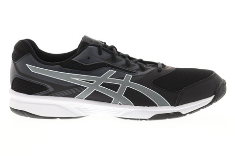 Asics Upcourt 2 B705Y-9001 Mens Black Mesh Lace Up Athletic Volleyball -  Ruze Shoes