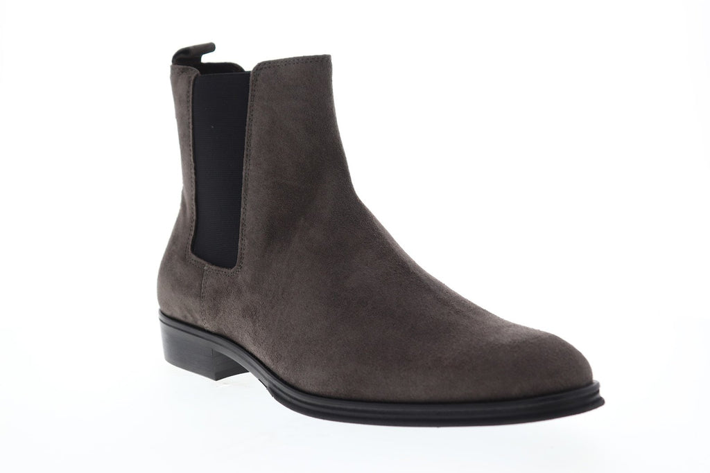 Bruno Magli Loren BM600523 Mens Gray Suede Made In Italy Chelsea Boots ...