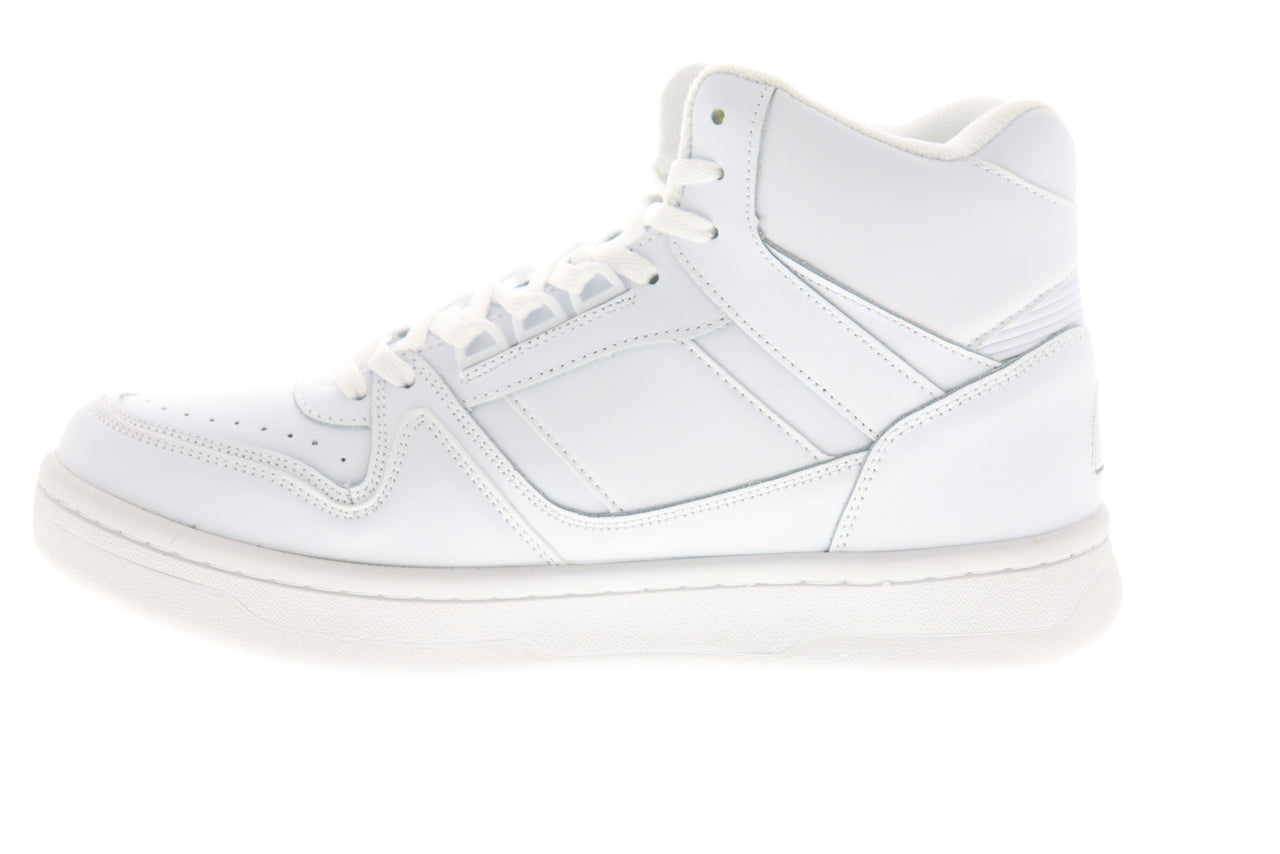 British Knights Kings SL Mens White Leather Mid Top Lifestyle Sneakers ...