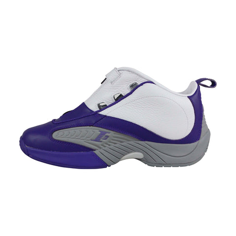 Reebok Iverson Answer IV PE BS9847 Mens Purple Leather Basket - Ruze Shoes