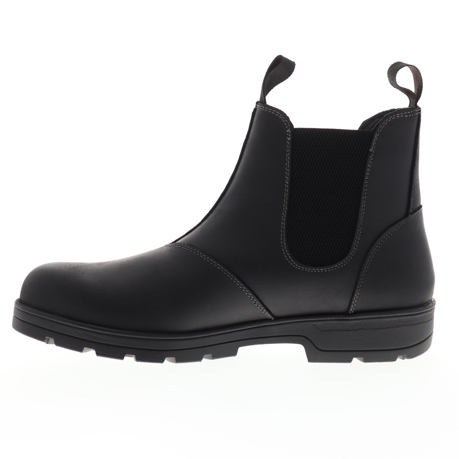 Steve Madden Builder Mens Black Leather Slip On Chelsea Boots - Ruze Shoes