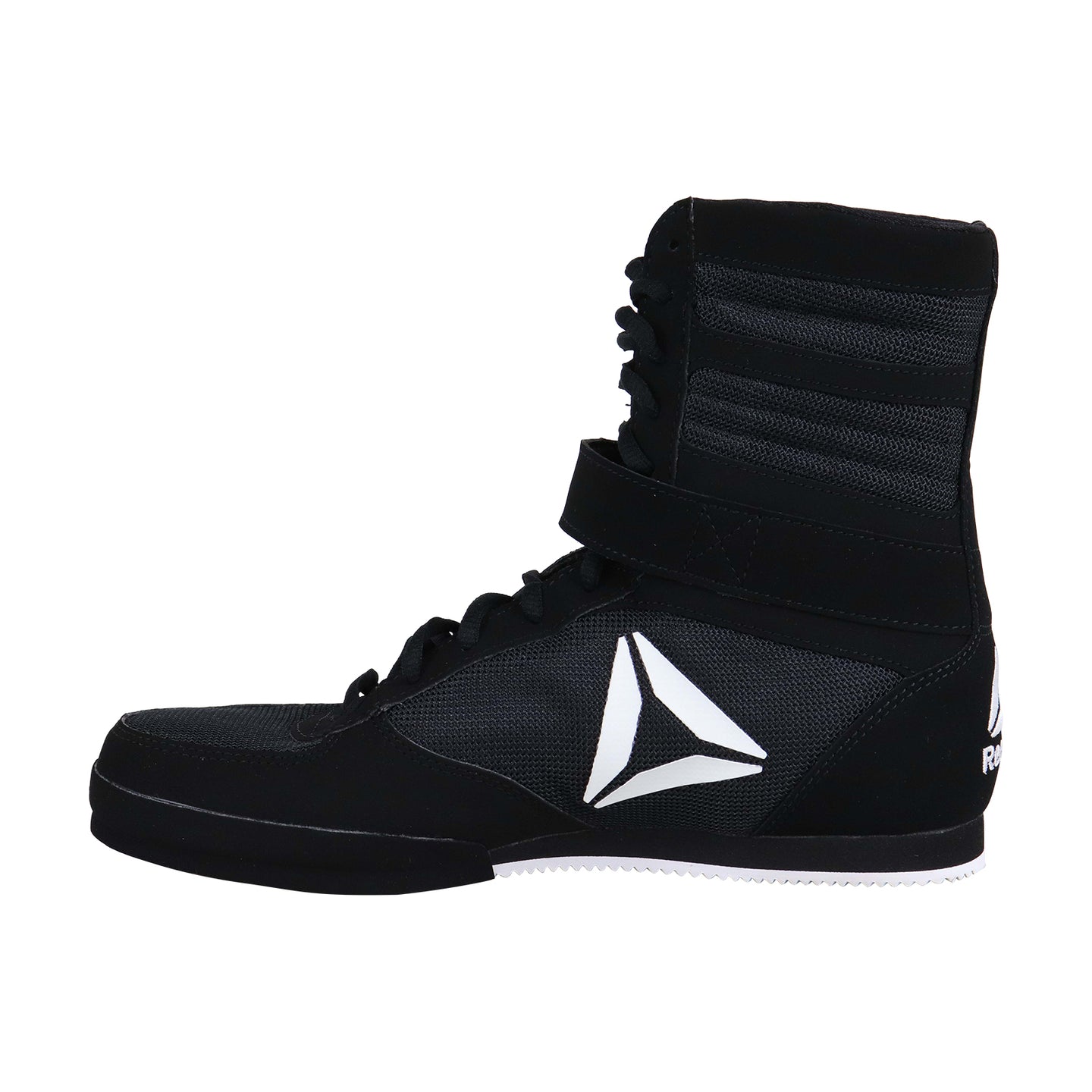 Reebok Boxing Boot CN4738 Mens Black Nubuck Leather Athletic Wrestling ...