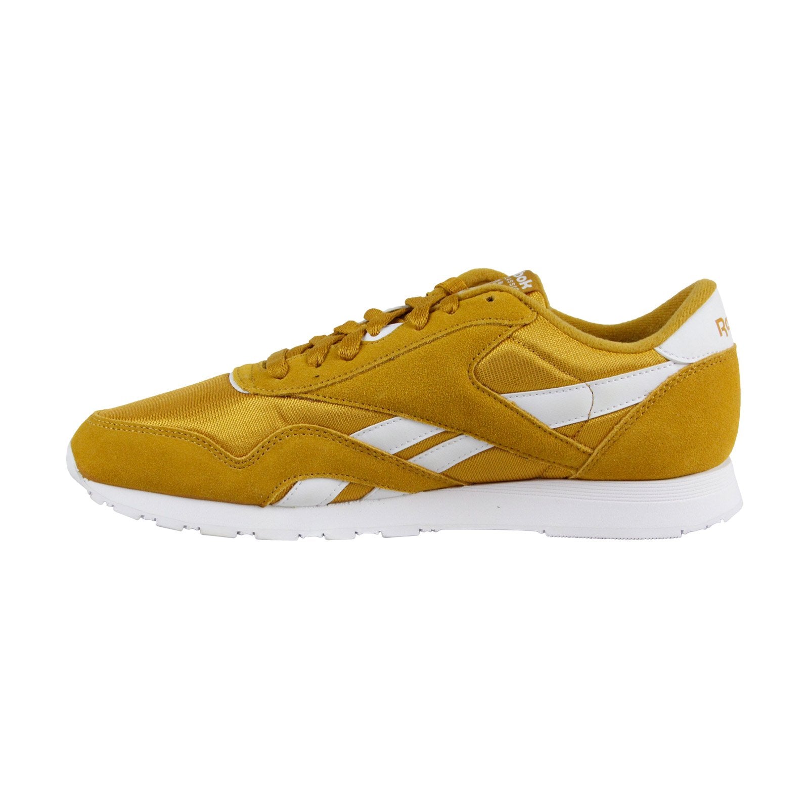 Reebok Classic Nylon CN4991 Mens Yellow Nylon Lifestyle Sneakers Shoes - Shoes