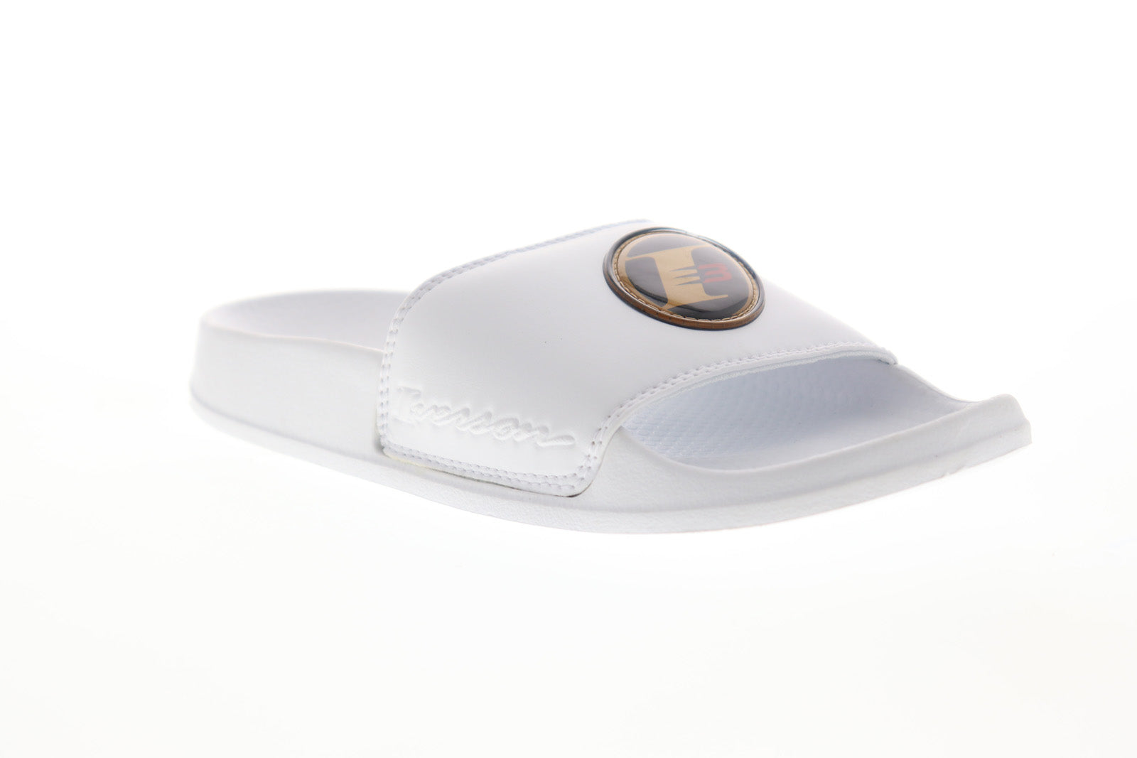 Reebok Slide CN6739 Mens White Slip On Slides Sandals Shoes - Ruze Shoes