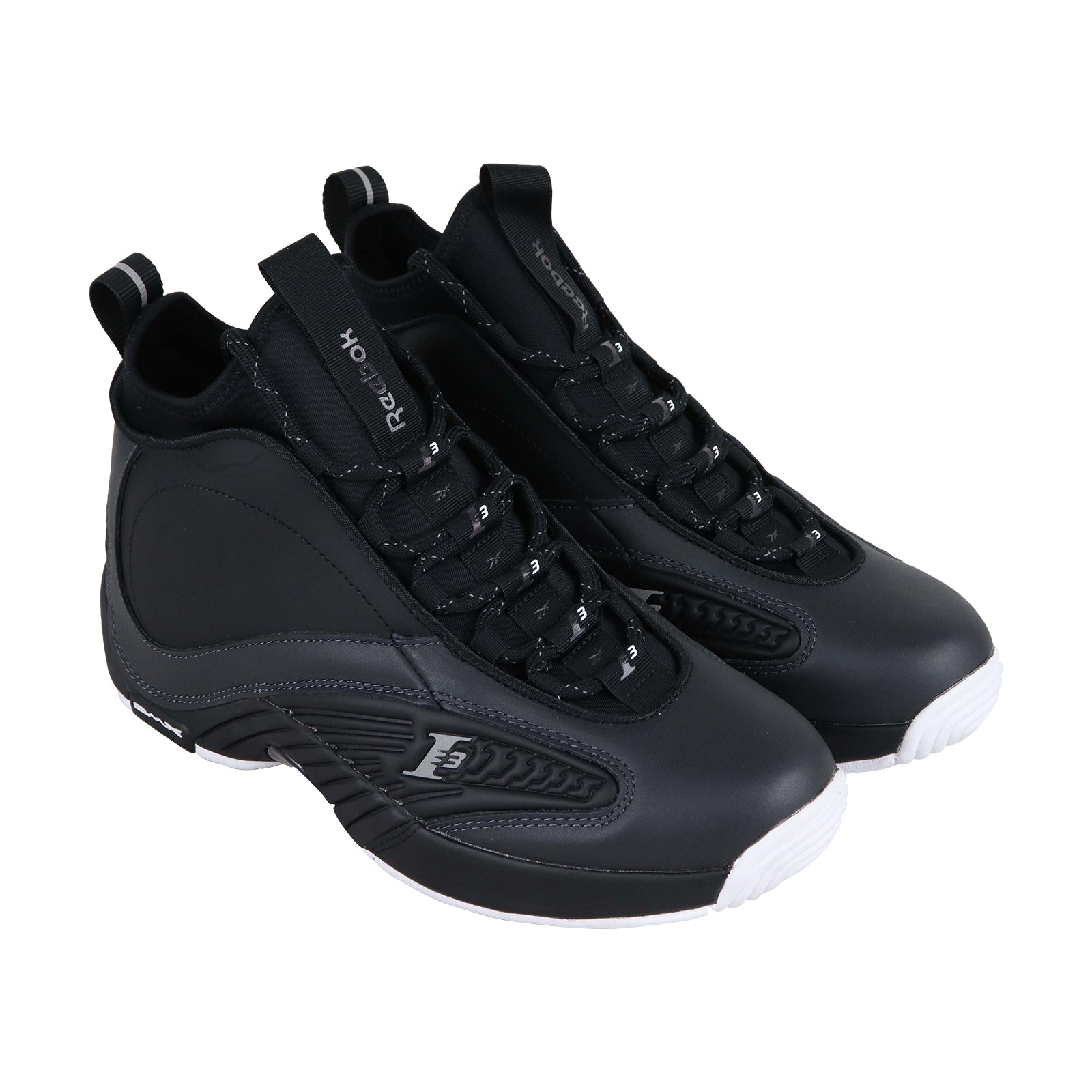 all black iverson shoes