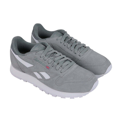 Reebok Classic Leather MU CN7105 Mens Gray Suede Casual Lifestyle Snea -  Ruze Shoes