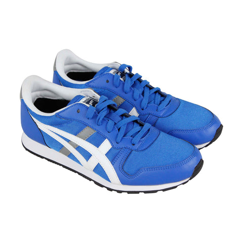 Tiger Temp Racer D408N-4201 Mens Blue Leather Lifestyle Sneak Ruze Shoes