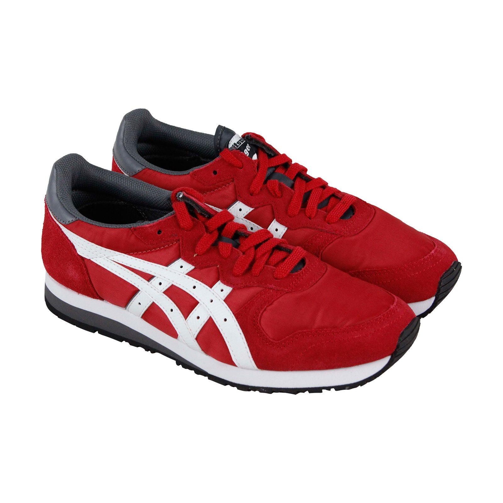 Onitsuka Tiger Oc Runner D549L-2301 Mens Red Suede Lifestyle Sneakers ...