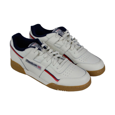 Reebok Workout Plus MU DV4293 Mens White Low Top Lifestyle Sneakers Sh -  Ruze Shoes
