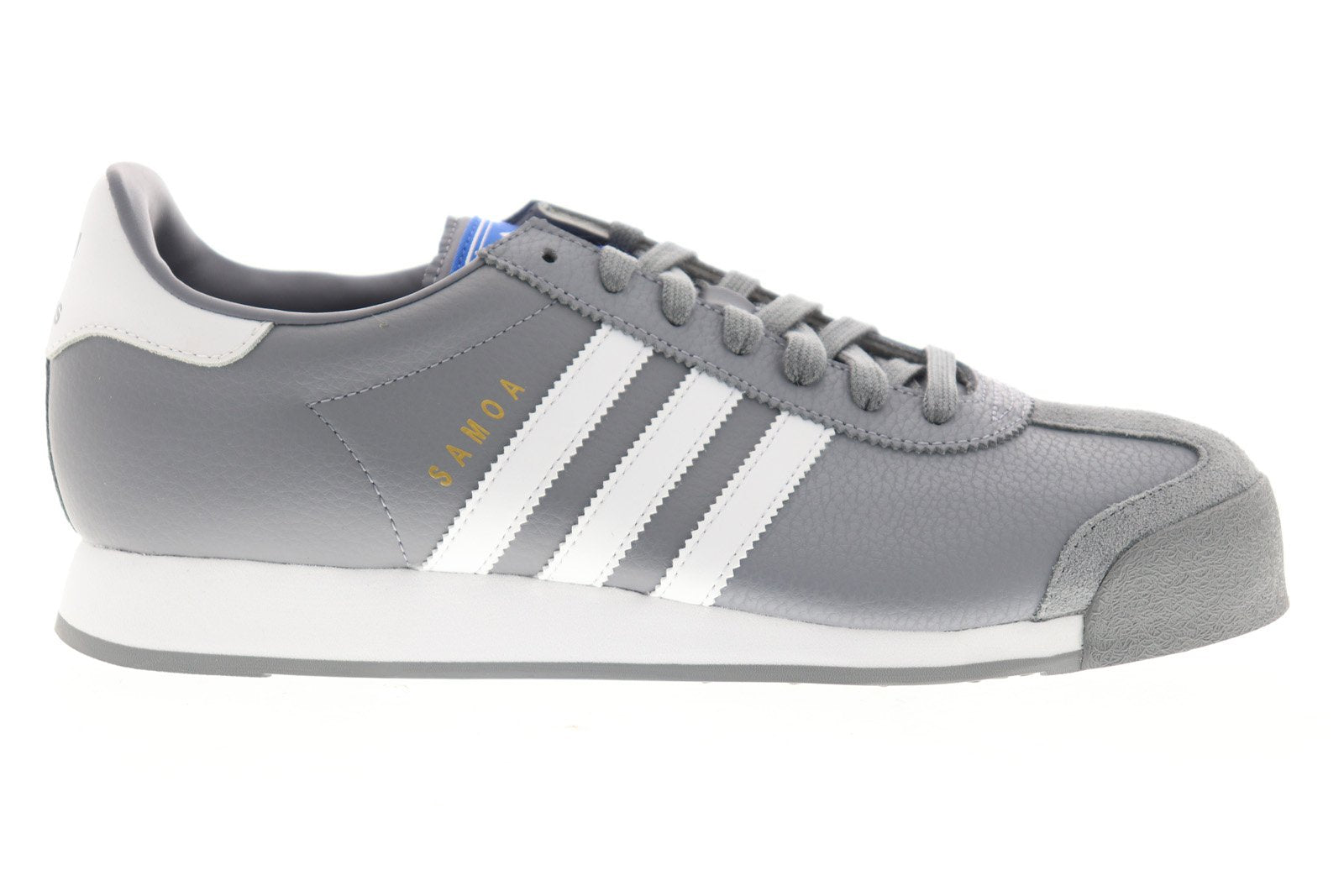 Adidas Samoa EG1576 Mens Gray Low Top Lace Up Lifestyle Sneakers Shoes - Ruze