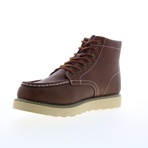 Lugz Cypress Mens Brown Lace Up Casual Dress Boots - Ruze Shoes