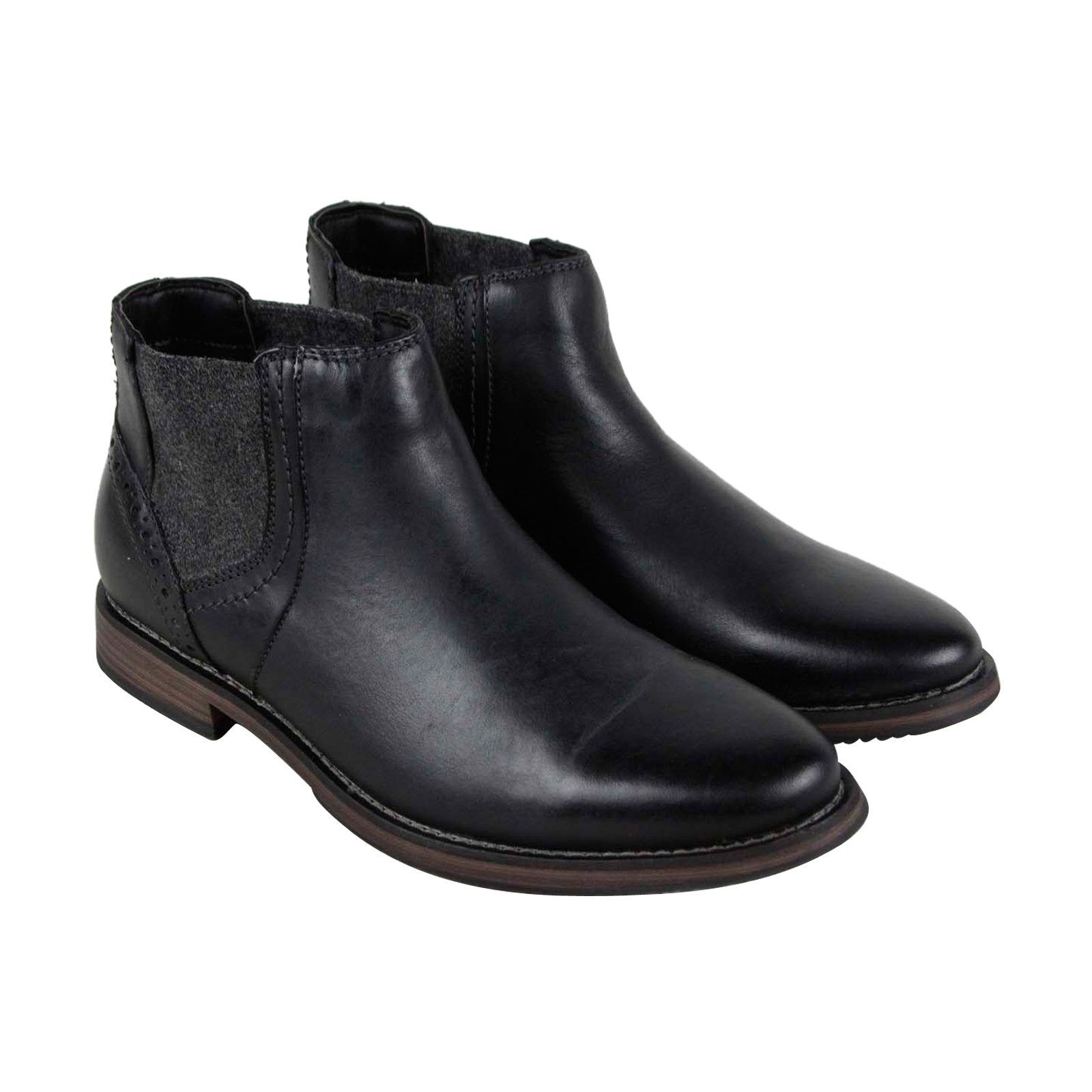 steve madden quahog leather chelsea boot