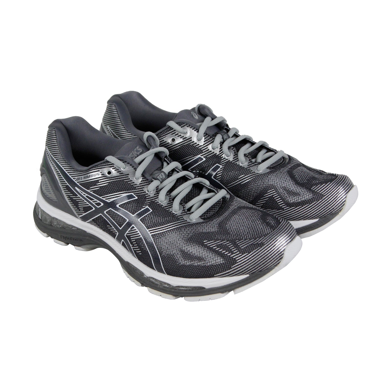 asics gel nimbus  19 kids Silver