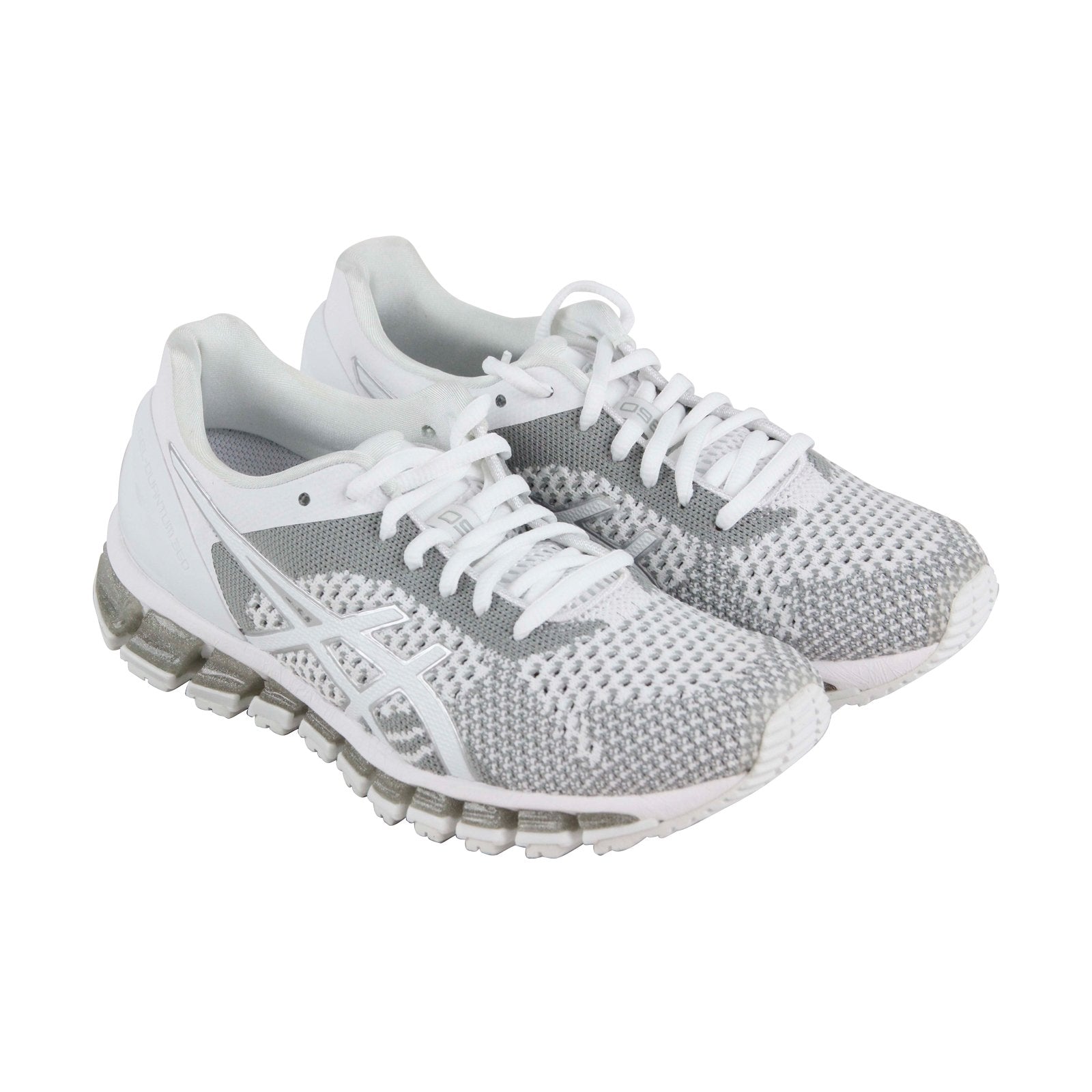 Asics Gel Quantum 360 Knit T778N-0100 Womens Gray Low Top Athletic Run -  Ruze Shoes