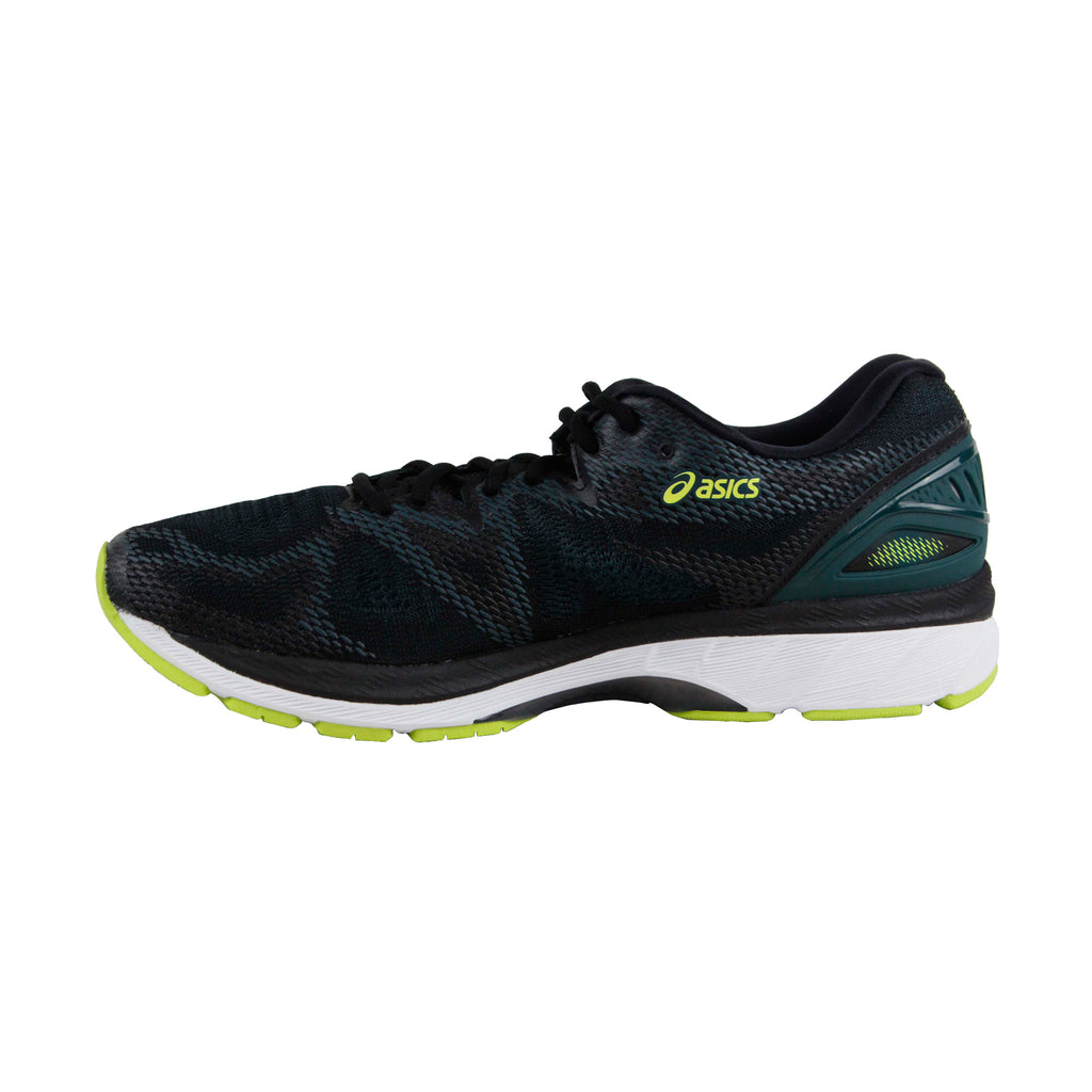 asics nimbus 20 black neon lime