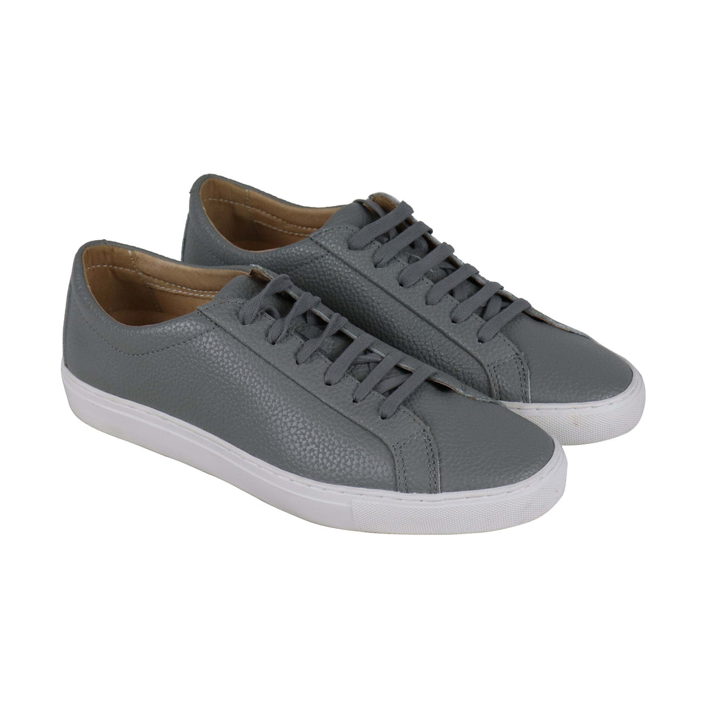 TCG Kennedy Lugged TCG-SS18 Mens Gray Leather Casual Lifestyle Sneaker ...