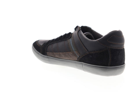 appel Trottoir Uitbreiding Geox U Box Mens Black Leather Low Top Lace Up Euro Sneakers Shoes - Ruze  Shoes