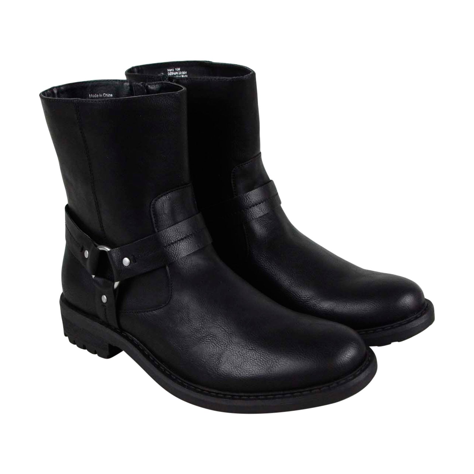 mens black casual dress boots